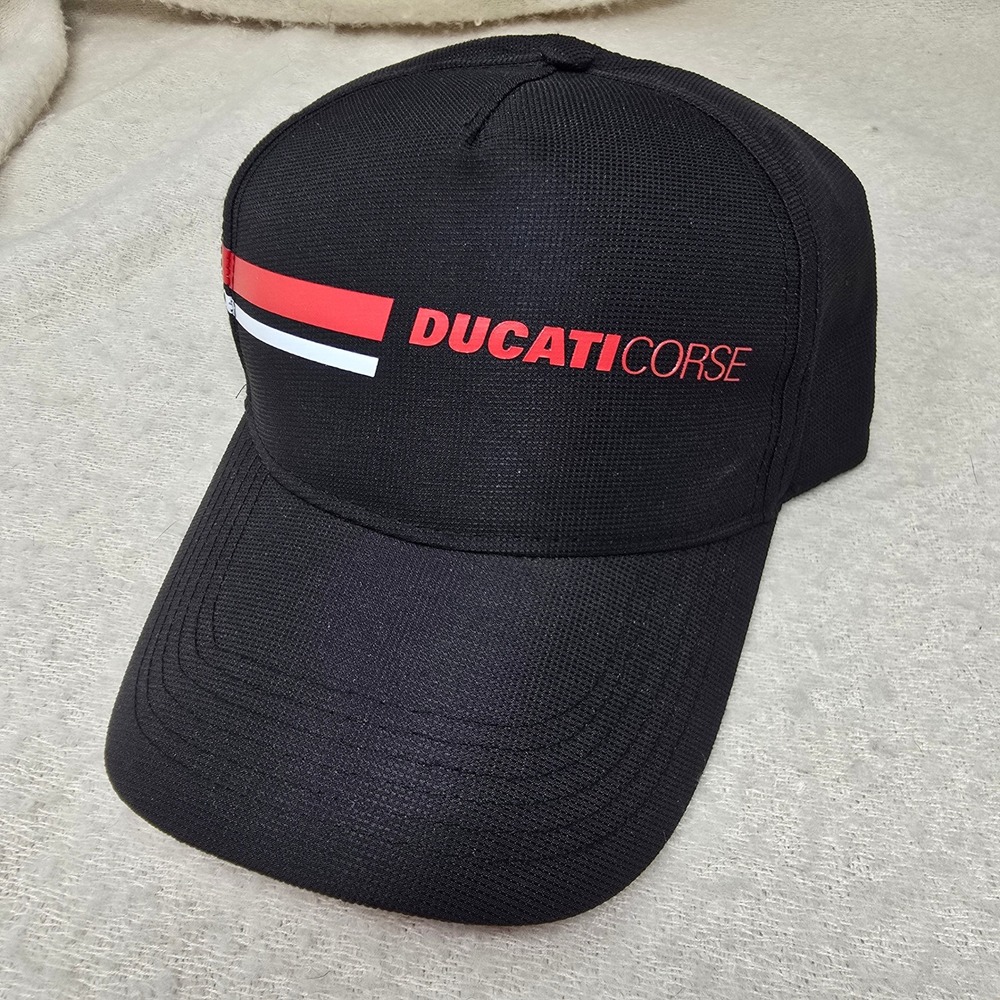 Ducati Corse Baseball‎ Hat Mens Black Red White Snapback Racing Cap